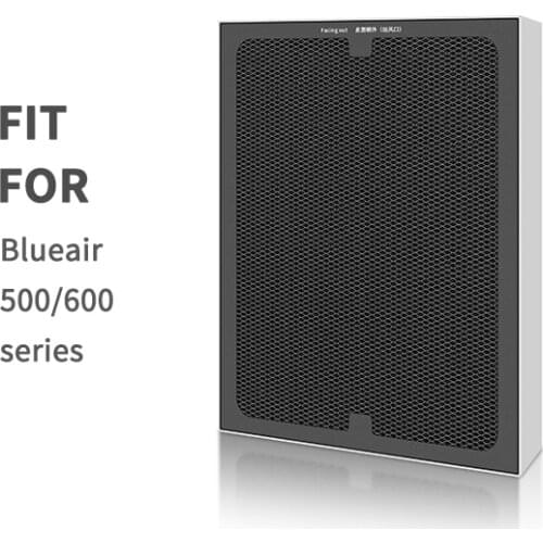 3PCS Air Purifier Parts HEPA Filter And Activated Carbon Composite Filter Fit For For Blueair 503/510b/550e/650 New Series