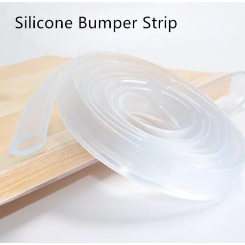 1M Baby Safety Table Desk Edge Transparent Edge Corner Protection Strip Baby Collision Proof Edge Guards Soft Softener Bumper
