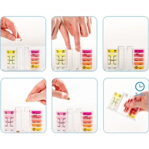 1 Set Of Swimming Pool Special Test Kit Accessories PH Liquid Inspection Quality Box Component Water Test Chlorine Water 875F