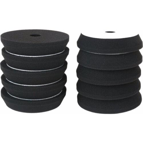 10pcs 6 inch 150mm Polishing Sponge Waxing Buffing Plate Pads Car Polisher Polishing Pads Blue Orange Black