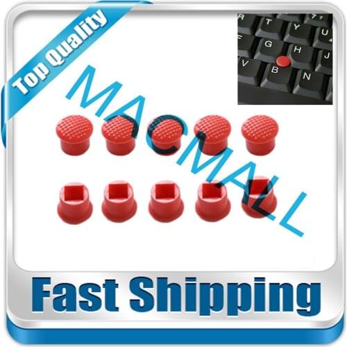 10Pcs/Lot For Lenovo Keyboard Trackstick Guide Rubber Mouse Pointer Cap For IBM Thinkpad Little TrackPoint Red Cap