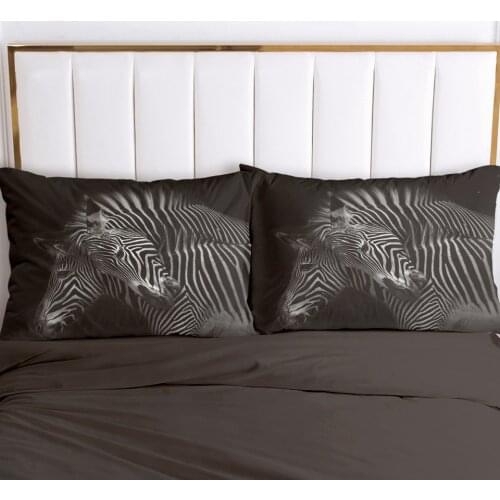 2pc Pillow Case Pillowcase 50x80 50x70 50x75 50x90 80x80 70x70 Decorative Pillow Cover Bedding Pillowcover Animal zebra