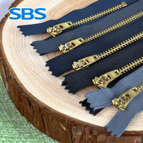 20pcs/lot SBS Metal Zipper Close End Denim Sweater Head Sewing Accessories Fastener Pull Lock