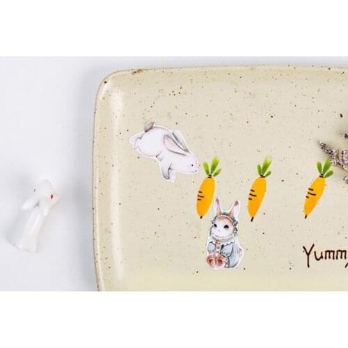 45pcs/pack Magic Rabbit Sticker DIY Scrapbook Sticker Diary Sticky Notes Vsco Girl Phone Decoration Stickers