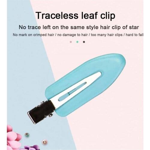 5pcs Bend Seamless Hair Clips Side Bangs Fix Fringe Barrette Makeup Washing Face Accessories Women Girls Styling Hair Pins