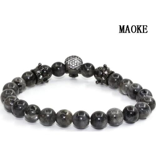 Promotions The New Micro-inlaid Zircon Skull Skull Zircon Crown Explosion Bracelet Fashion Jewelry for Womens Fashion Gifts