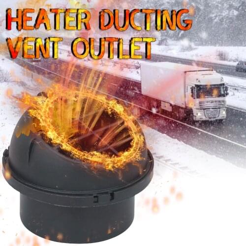 60/75mm Auto Car Heater Duct Warm Air Vent Outlet for Eberspacher Webasto/Propex 360 Rotate Warm Air Outlet for Diesel Heater