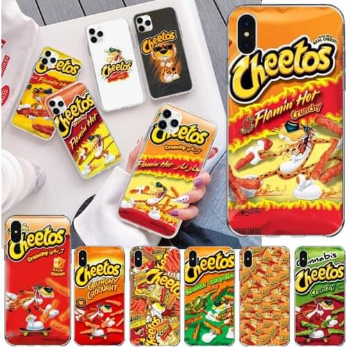 Hot Cheetos Phone Case For iphone 12 11 Pro Max Mini XS Max 8 7 6 6S Plus X 5S SE 2020 XR Silicone Soft Cover