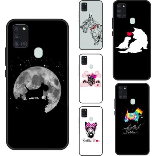 Westie Scottie Scottish Terrier Case For Samsung A12 A52 A51 A71 A31 A11 A10 A20 A30 S A40 A50 A70 A21S A20e A72 A42 A32