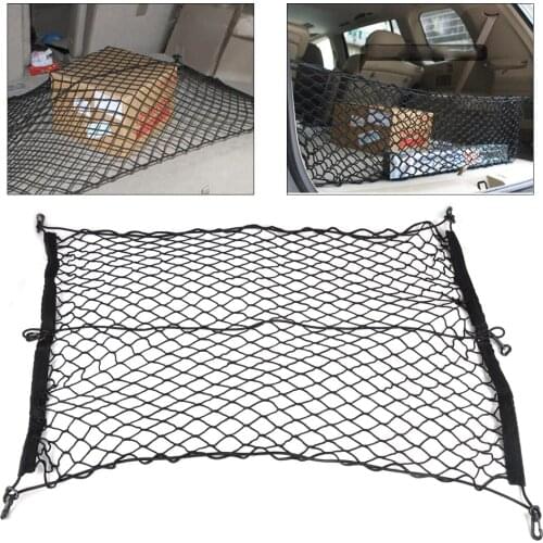 CITALL NEW 75x90cm Elastic Nylon SUV Rear Cargo Trunk Storage Net String Bag for Mitsubishi Pajero sport van Toyota FJ Cruiser