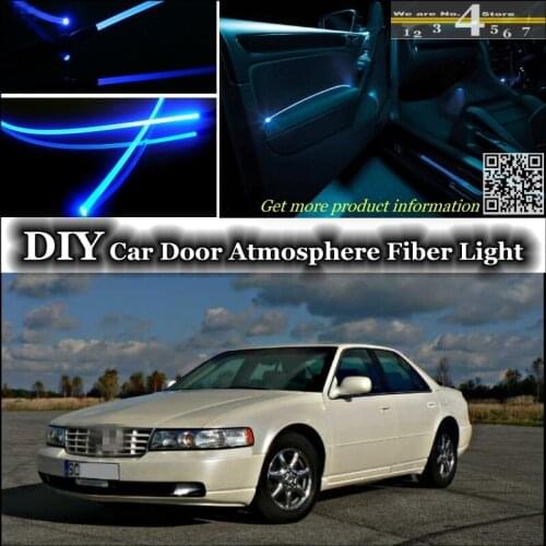 For Cadillac Seville interior Ambient Light Tuning Atmosphere Fiber Optic Band Lights Inside Door Panel llumination Tuning