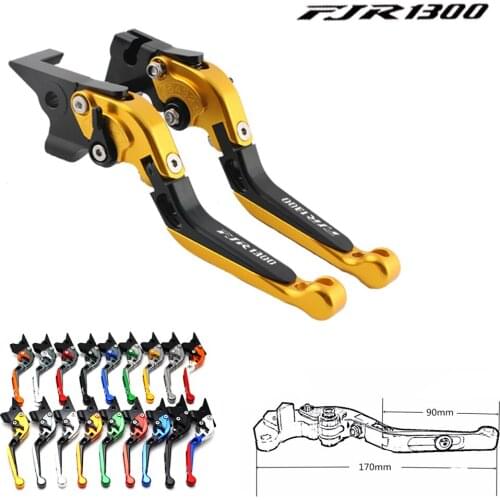 For Yamaha FJR1300 FJR 1300 2004-2018 2008 2009 2013 2014 2015 2016 2017Titanium CNC Folding Motorcycle Brake Clutch Lever