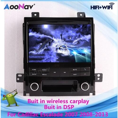 Horizontal Screen Android Car Radio For Cadillac Escalade 2007-2013 GPS Navigation Auto Video Stereo Multimedia MP3 Player