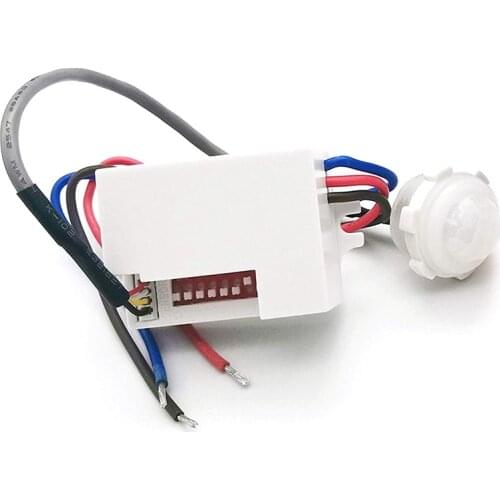 PIR Sensor Indoor Flush Mounted Ceiling Mounting for Installation Infrared Motion Sensor Range Max 6M/360 degree