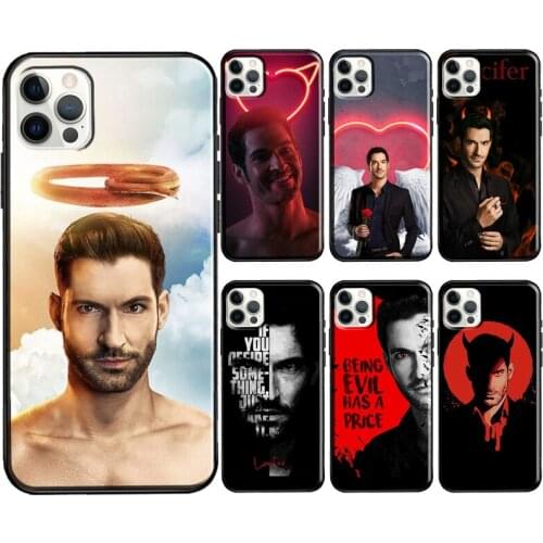 American TV Series Lucifer Angel Soft Cover For iPhone 12 11 Pro Max X XR XS Max 5S SE 2020 8 7 Plus 12 Mini Phone Case