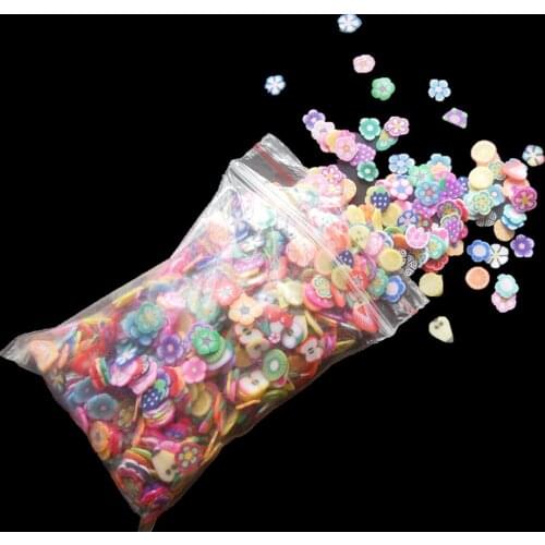 Promotion Mix Designs nail decoration Nail Art Sticker 1000 pcs Canes StickersDecorate Fruit And Flower Cutted