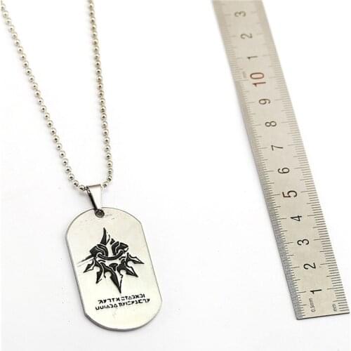 New Online Game Jewelry NieR Automata Neckace Pendants Chain Length Dog Tag Necklace For Men Jewelry Best Gift Women Car Bag