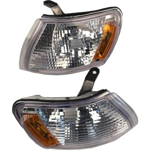 A Pair Turn Light Corner Lamp For Toyota Corona Caldina T190 T191 At191 St191 1992 1993 Left and Right Clear Crystal