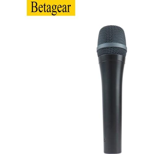 Betagear Professional Mic Karaoke System Dynamic Super Cardioid Microphone Vocal Wired Microfone Microfono Mike Mic for stage