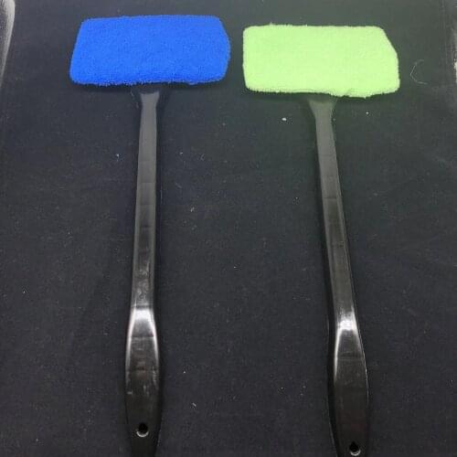 Car Window Cleaner Brush Kit Windshield Wiper Microfiber Wiper Cleaner Cleaning Brush Auto Cleaning Wash Tool With Long Handle