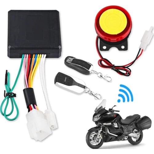 12V Universal Motorcycle automatically Alarm System Anti-theft Security Alarm with Remote Control Engine for Scooter ATV Moto