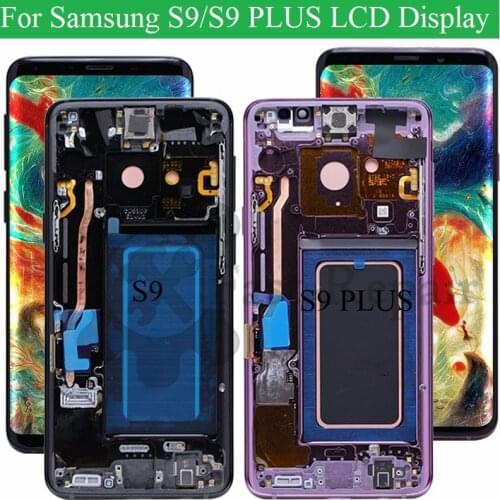 Super amoled For Samsung S9 LCD s9 plus Display Touch Screen Digitizer Assembly For Samsung GALAXY S9 G960f S9 Plus G965 lcd
