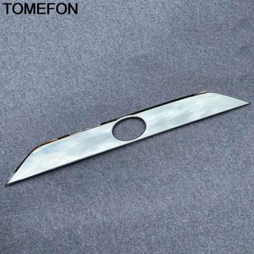 TOMEFON For Toyota RAV4 Adventure 2019 2020 Rear Tail Trunk Streamer Gate Logo Cover Trim Exterior Accessories ABS Chrome Sliver
