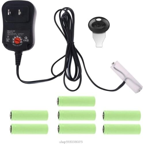 AA Battery Eliminator US Power Supply Adjustable Voltage 3V 4.5V 6V 9V 12V Adapter Can Replace 2AA to 8AA Batteries D28 Dropship