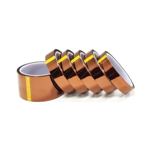 High Temperature Heat Resistant Tape PI Film Insulation Tape Sublimation Dye Mug Electronic Polyimide Tape (2pcs)