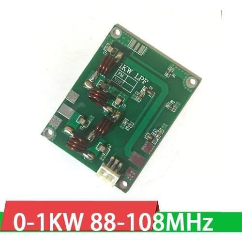 0-1KW 88-108MHz Low pass filter coupler LFP Frequency FM transmitter RF POWER Amplifier FOR HAM Radio AMP