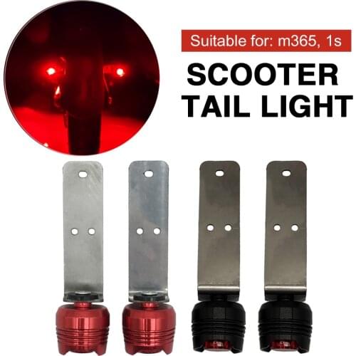 1 Set Scooter Taillight Skateboard Outdoor Portable Scooter for Xiaomi M365 1S LED Tail Rear Safety Warning Lighting