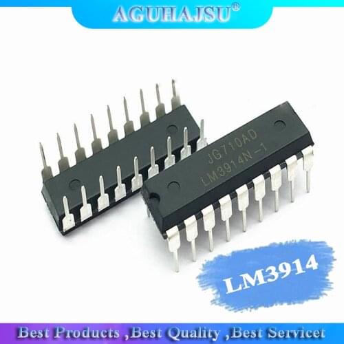 10pcs LM3914N-1 LM3914N LM3914 DIP-18 LED Dot/Bar Display Dvr Lighting Drivers new original