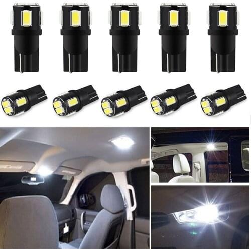 10x W5W LED T10 LED Interior Car Lights for Toyota Sienta Noah Voxy Esquire VELLFIRE Alphard