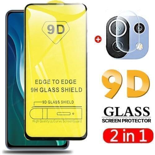 2 in 1 9H Tempered Glass For Xiaomi 11 Lite 4G 5G Camera & Screen Protector Film For Xiomi mi 11 Lite Light Protective Glass