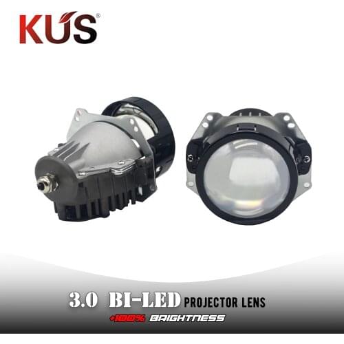 3.0 inch 35W Car Styling BI LED Projector Lens High Low Beam All In One Design For Universal Car Model fast bright Hid Retrofit