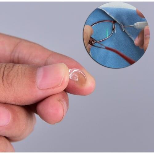 5Pairs/Lot Fashion Vision Care Silicone Eyeglass Sunglass Glasses Nose Pads On Nose Pad Massage Health Care Anti-Slip Tools