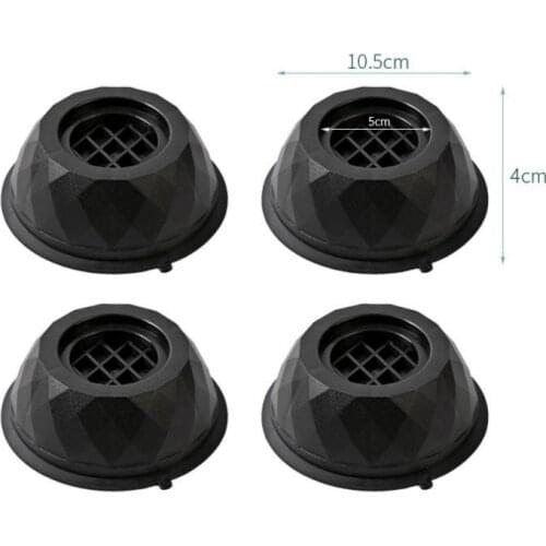 4Pcs Anti Vibration Feet Pads Rubber Legs Slipstop Silent Skid Raiser Mat For Washing Machine Support Dampers Stand Accessories