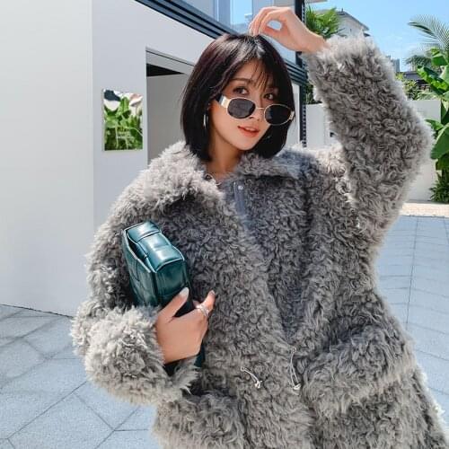 ANYIN Natural Fur Coats