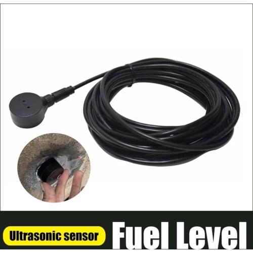 Non-Contact Ultrasonic Fuel Level Sensor Fuel Level Gauge Oil Liquid Tank Fuel Level Indicator Fit Marine Boat Truck