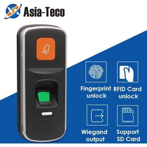 Biometric Access Control Reader Fingerprint with Management card RFID 125KHz Access Control System Support WG 26 1000 User