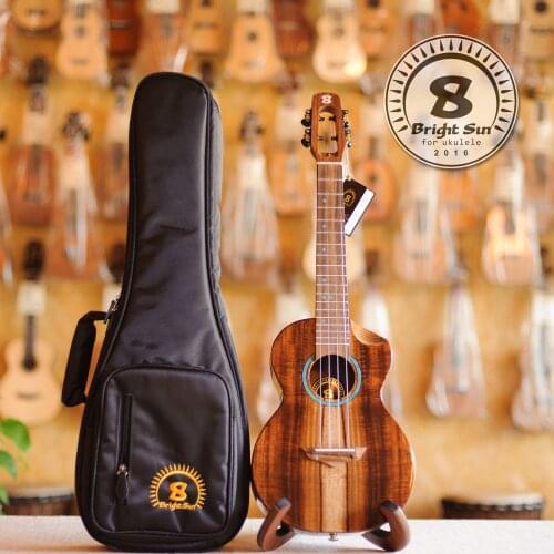 BS-21TC 21T ,Tenor size Bright sun brand ukuleles, solid koa wood ukulele