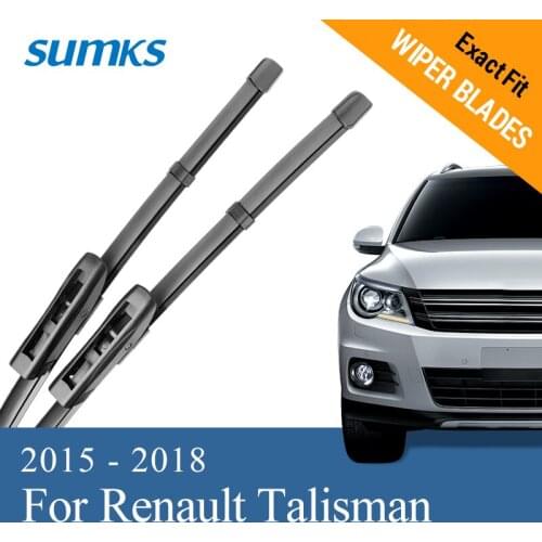 SUMKS Wiper Blades for Renault Talisman 24"&18" Fit Bayonet Arms 2015 2016 2017 2018
