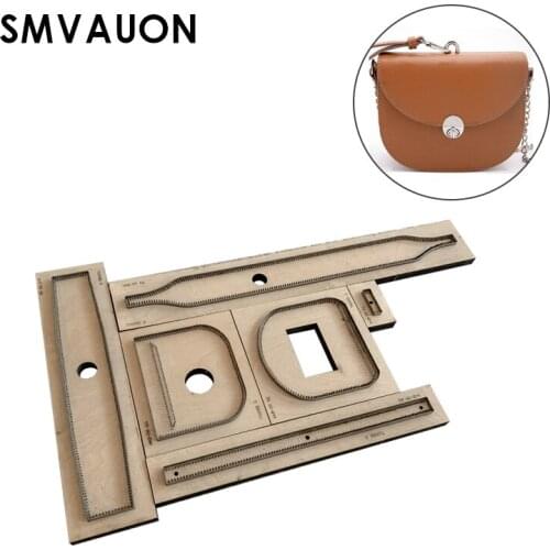 Wood Die Cutting Mold Diy Fashion Leather Ladies Shoulder Bag Wallet Bag Mold Tool Suitable For Die Cutting Machine