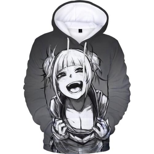 Himiko Toga 3D Printed Hoodie Sweatshirts Men Women Fashion Pullover Anime My Hero Academia Harajuku Clothes