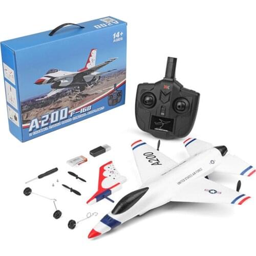 Quadcopter Toy Interesting Remote Control Fixed-wing Two-channel Aircraft Model Game RC Airplane Model Toy Gift For Children