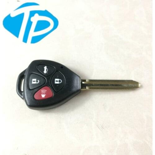 Remote Key Shell fit for toyota Camry Avalon Corolla Matrix RAV4 Venza Yaris 4B 4 buttons