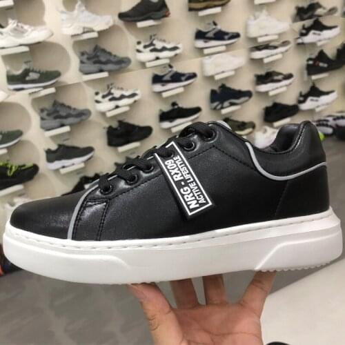 Trends Women Genuine Leather Sneakers Female Chunky shoes Europe size Classic Breathable Light Walking Trainers Couple Shoes