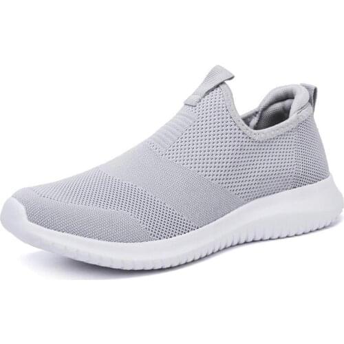 Oversize Summer Lightweight Sport Shoes Men Sneakers Man Running Shoes Mens Sports Shoes Women Gray Male Athletic Walk GMB-0136