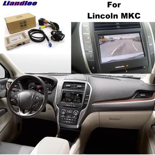 Liandlee Parking Camera Interface Reverse Back Up Park Camera Kits For Lincoln MKC Original Display Upgraded