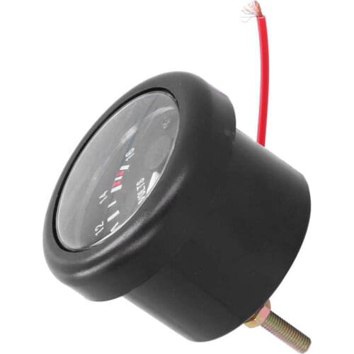 Voltage Gauge Marine Voltage Gauge 12V 52mm/2.04in IP67 with Indicator Light Universal for Yacht Auto Motor Home Boat Voltmeter